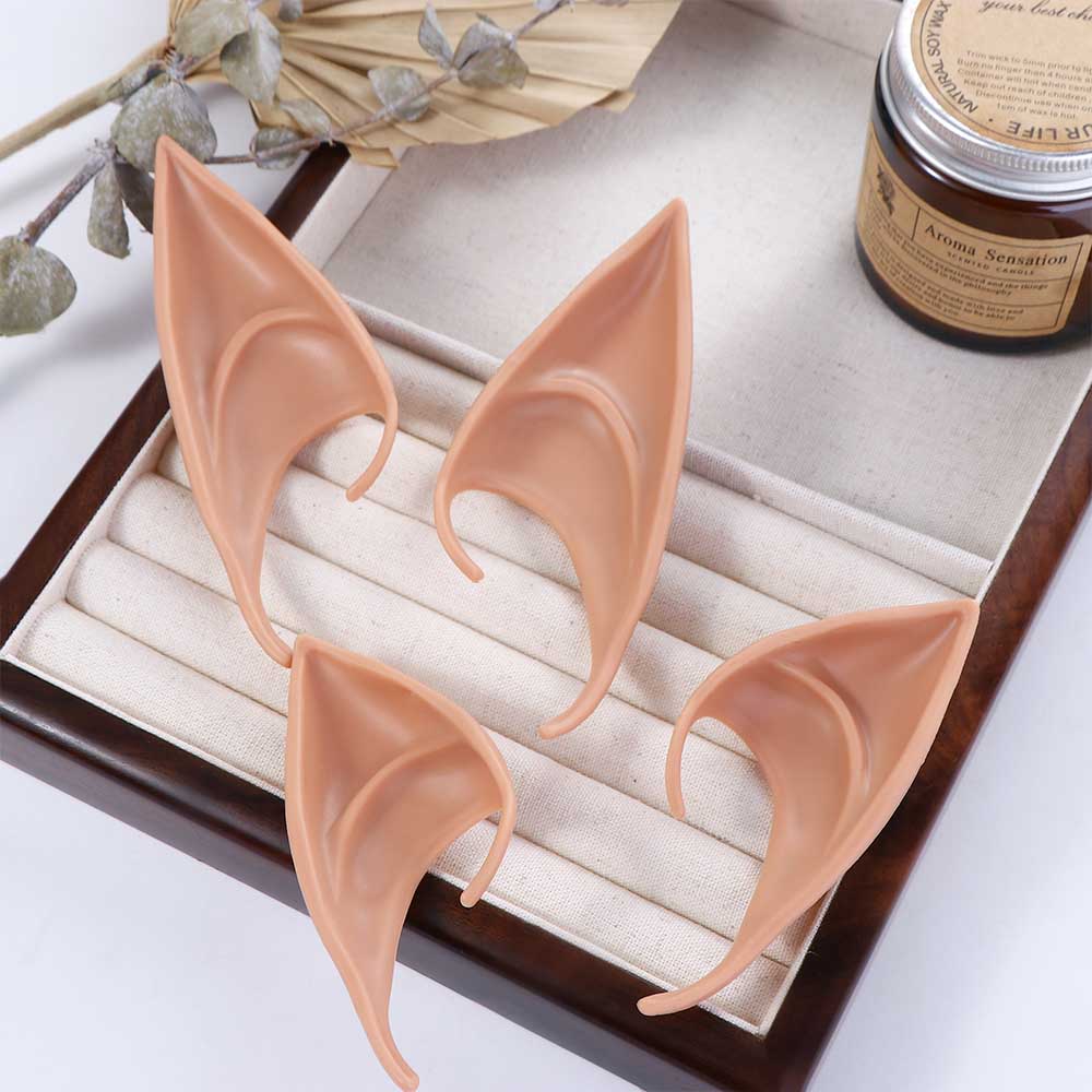 Cute Fairy Cos Accessories Role Play Ear Cuff Jewelry Women Earrings False Ears Elf Ears