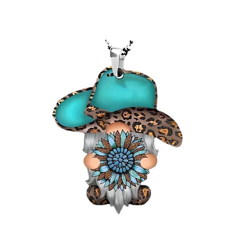 Красочный акриловый мультяшный дятел, украшение зеркала заднего вида автомобиля, подвесное украшение