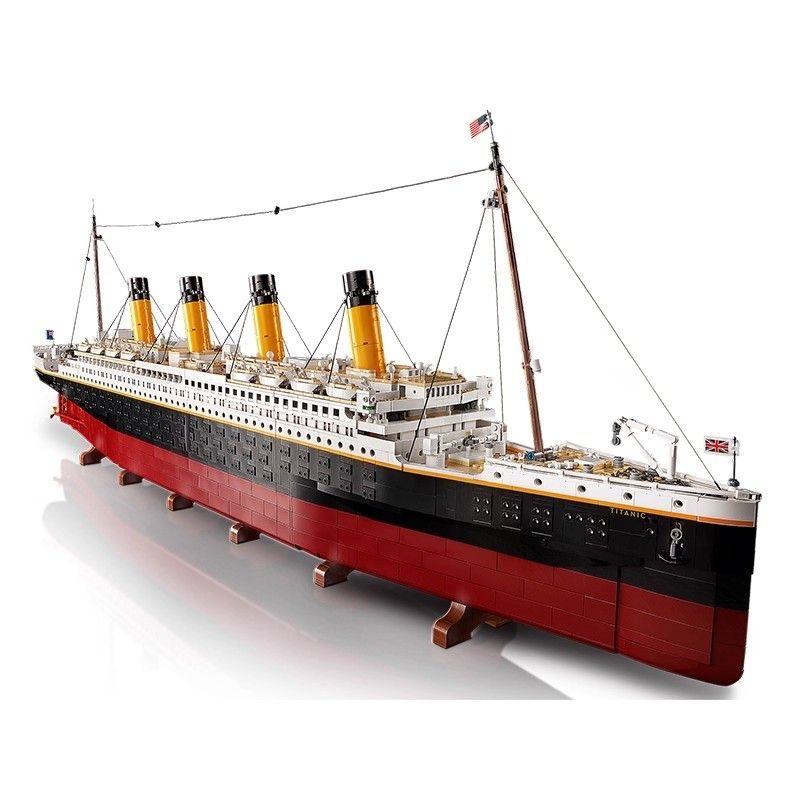 New 9090Pcs Large Cruise Boat Ship Model Home Decoration Diy Gift  Desktop Ornament  Children'S Birthday Gift