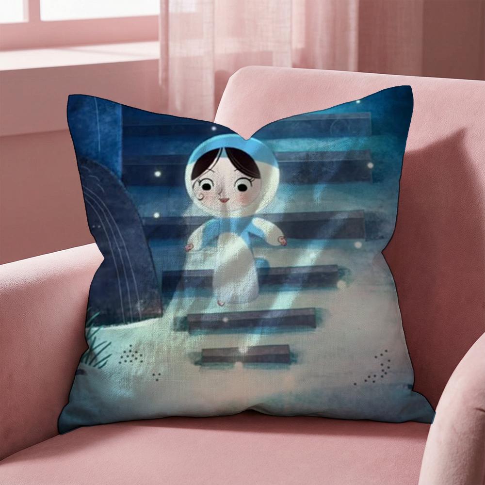 Ireland S-Song of the Sea Cushion Cover Multi-Scene Pillow Cover for Home & Car - Reversible, Soft & Durable for Daily Use