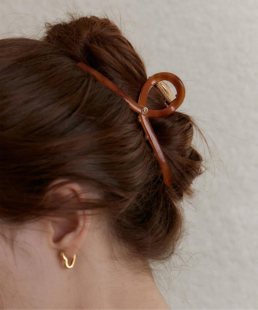 Металлическая заколка для волос Obla Twist с заостренным концом (Коричневый сироп) Hc004