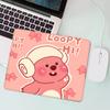 Горячая Мультяшная Милая Loopies Розовая Игровая Коврик для Мыши XS Маленький Коврик для Мыши для ПК Геймера Настольное Украшение Офисный Коврик для Мыши Коврик для Стола Ковер