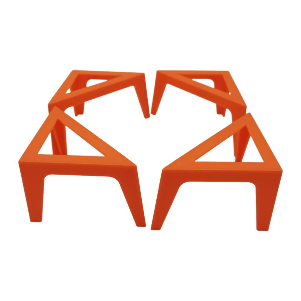 4Pcs Canvas Stands for Painting Mini Canvas Feet Risers Canvas Support Stands for Pouring Paintings Drawing Supplies