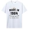 Made In 1964 T-Shirt Birthday 55 Limited Edition T Shirt Casual For Cotton Clothing Oversized Tshirt Graphic Tees