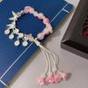 Alloy Chic Chinesestyle Beaded Bracelet For Women Vintage Floral Design Jewelry