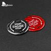Carbon Fiber Engine Start Stop Button Cover for Chevrolet Corvette C8 Cadillac XT4 XT6 CT5 2019-2023