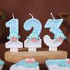 Ugly Fish Cartoon Number Birthday Candle Cake Decoration Holiday Birthday Celebration Handmade Candle 0-9diy