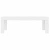 VidaXL Table basse blanc 102x50x36 cm bois d'ingénierie 823366