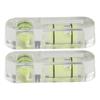 2Pcs Square MiniLevel High Precision Pan-Tilt Special Level Bubble Leveler Measuring Tilt Horizon Level Measuring Tools