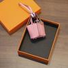 Stylish Leather Keychain & Earphone Bag Accessory - Cute & Creative Women's Fashion Pendant