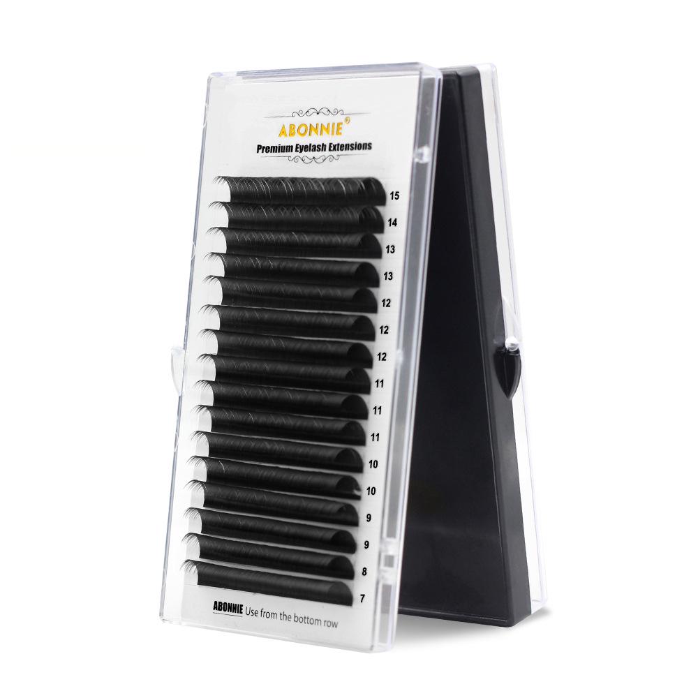 Матовые круглые ресницы из норки в стиле манга в 16 рядов - Натуральные, Удобные, Густые и Распушенные вручную.