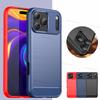 For iPhone 17 Pro Max Case iPhone 17 Air iPhone 17 Pro Max Cover Funda Shockproof Brushed TPU Anti-Slip Silicon Protective Cover