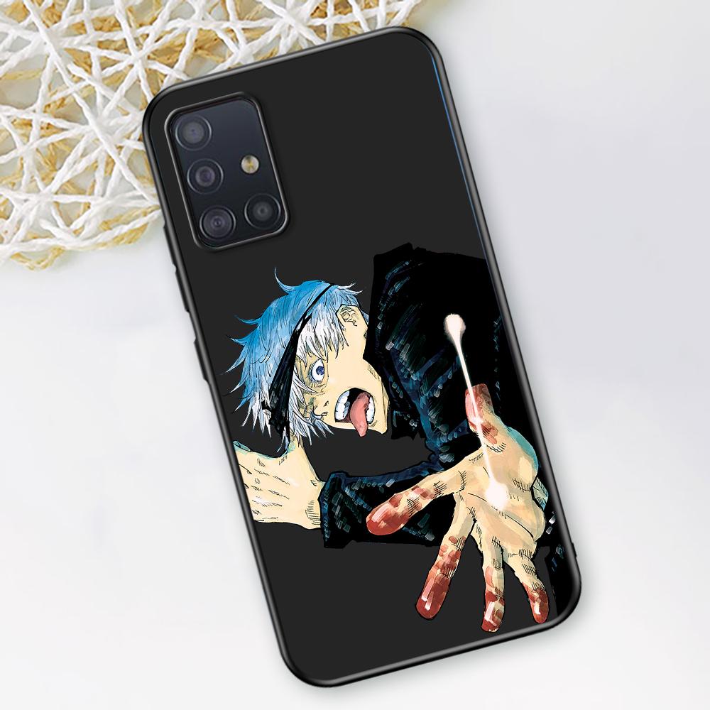 Крутой чехол для телефона с изображением аниме дзюдзюцу кайсен для Samsung Galaxy A12 A52 A51 A32 A21s A71 A02s A22 A31 A72 A41 A02 A42, черный чехол из ТПУ