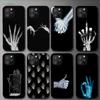 Чехол для телефона X Ray Hand Bones для Iphone 11 12 Mini 13 14 Pro Xs Max X 8 7 6s Plus 5 Se Xr Shell