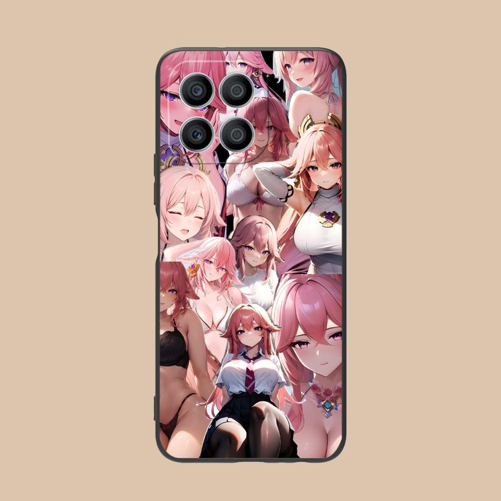 Игровой чехол GI Miko Матовый ТПУ для мобильного телефона Honor 90 80 70 60 50 30 20 10 9 8 7 Pro S SE Lite 5G Цветная печать