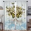Затемняющая штора Древо Жизни для комнаты 2 панели Современные шторы для гостиной 2 штуки Хэллоуинская декорация Тюль для спальни Детская