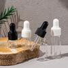 2/5pcs 5mlTransparent Small Dropper Essential Oil Hair Oil Perfume Dispensing Bottle Cosmetic Sample Trial Pack Travel Portable