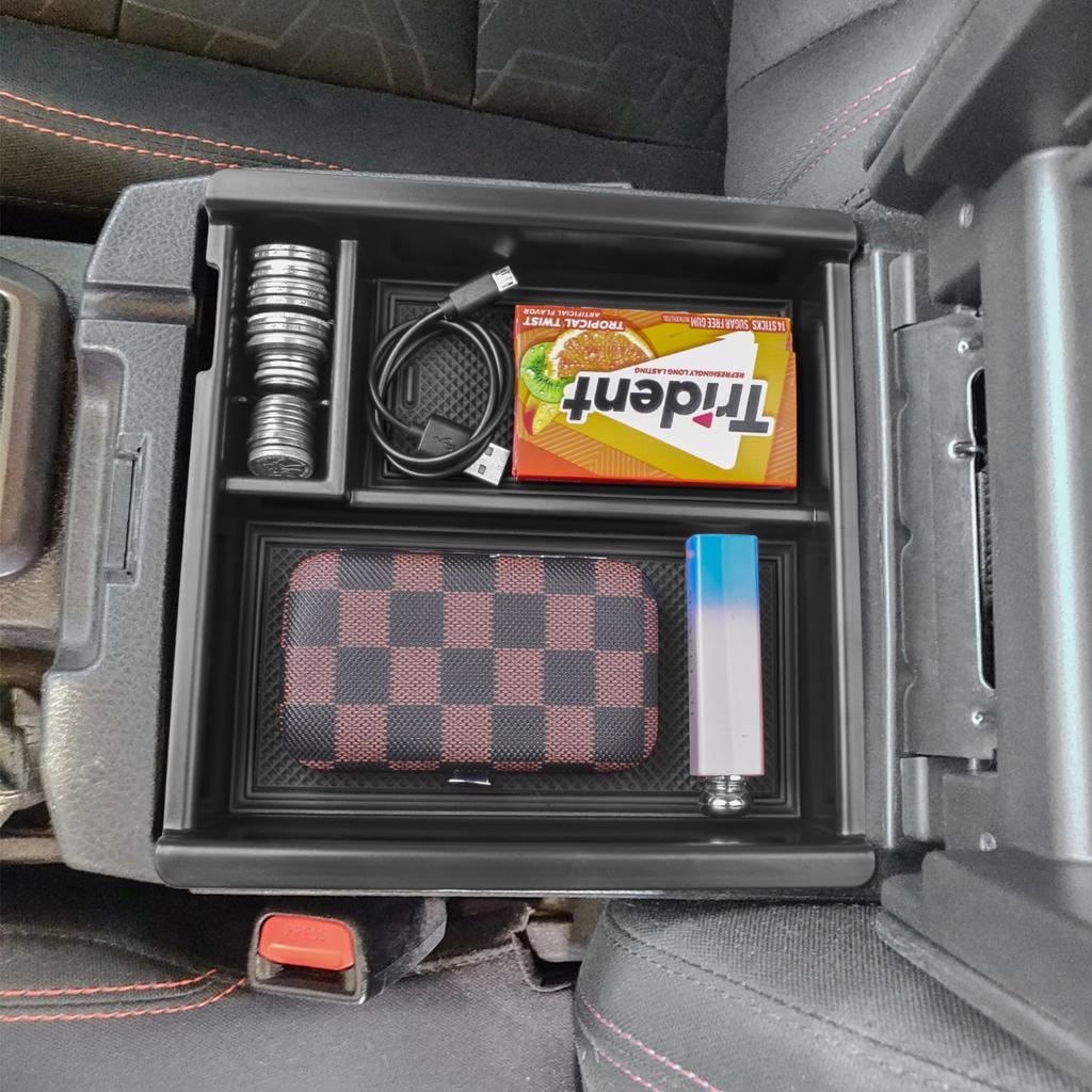 Armrest Hidden Box for Toyota Tacoma 2016 2017 2018 2019 2020 2025 2025 2025 Center Console Organizer Tray Armrest Storage Box