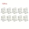 Metal Retainer Clip - Dashboard Fixing Buckle for DVD/CD Panel, Universal Car Interior Trim Fastener w/Tool-Free Install (10PCS)