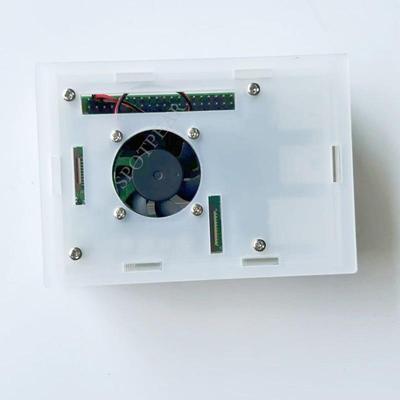 Акриловый корпус для Raspberry Pi 5 с совместимостью с охлаждающим вентилятором и радиатором