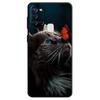 Fashion Animal Big Cat Kitten Phone Case For Samsung Galaxy A50 A10 A10s A40 A02 A01 A03s A04s A70 A03 Core A04 A02s A20e Cover