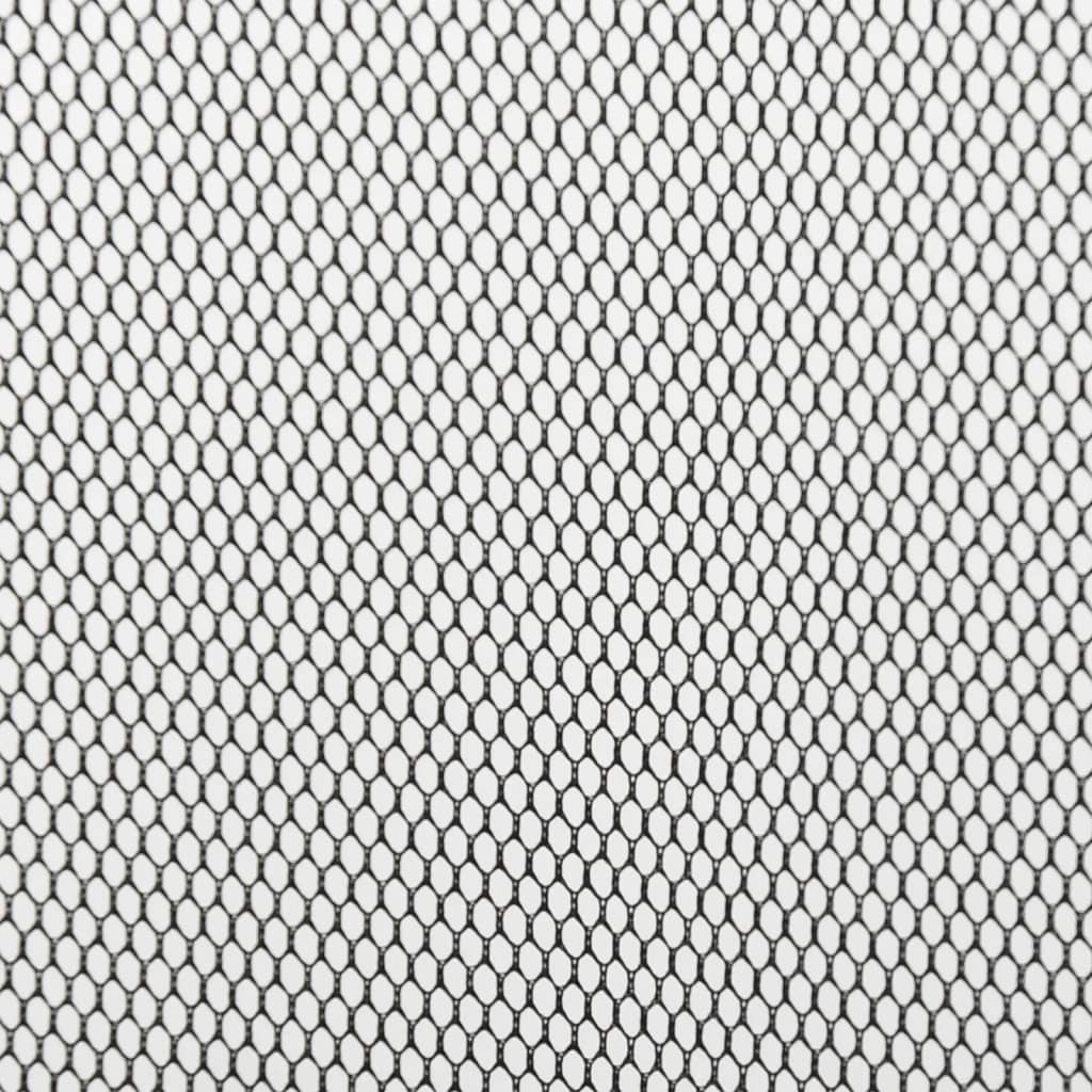 Insect Protection Door Curtain 5 Piece Black Mesh Curtain 120 x 240 cm
