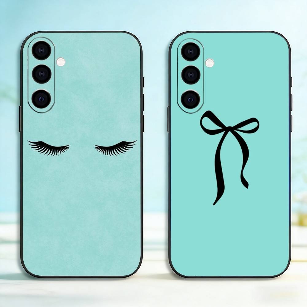 A-tiffanys Синий Чехол для Телефона Черный Силиконовый Мягкий Для Samsung Galaxy A73,A72,A71,A70,A53,A52,A51