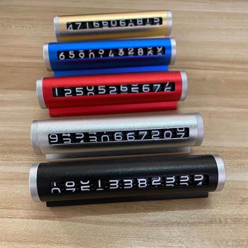 Временная карта парковки автомобиля Поворот номерного знака телефона Автомобильный стайлинг Автоаксессуары