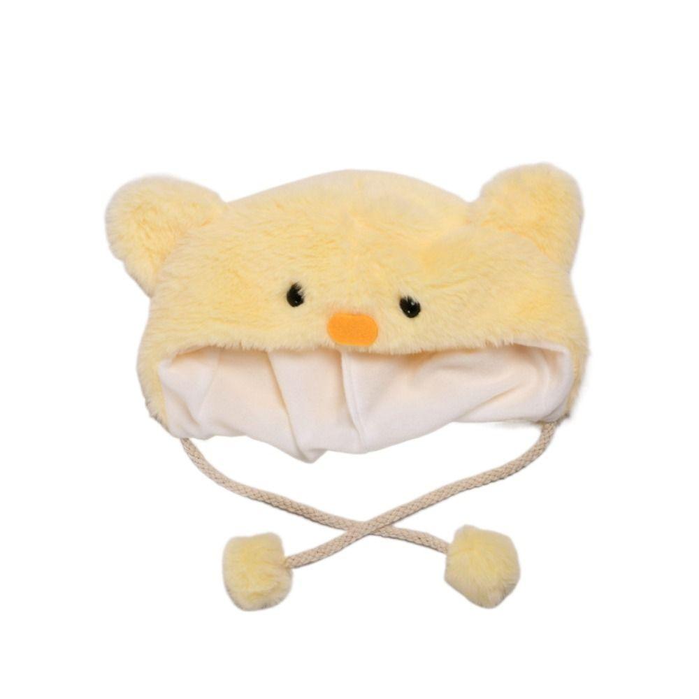 Animal Doll Plush Hat Cartoon Doll Animal Ear Cap Doll Clothing Change Dressing Game