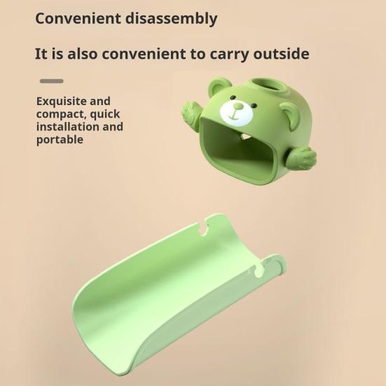 Удлинитель смесителя для малышей. Чувствительный к температуре удлинитель раковины для детей. Безопасно для ручной стирки. Простая установка. Аксессуар для ванной комнаты для большинства смесителей.