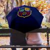 Узор FC Barcelona, автоматический складной зонт, портативная и складная конструкция, 8 спиц, рождественский или день рождения подарок.
