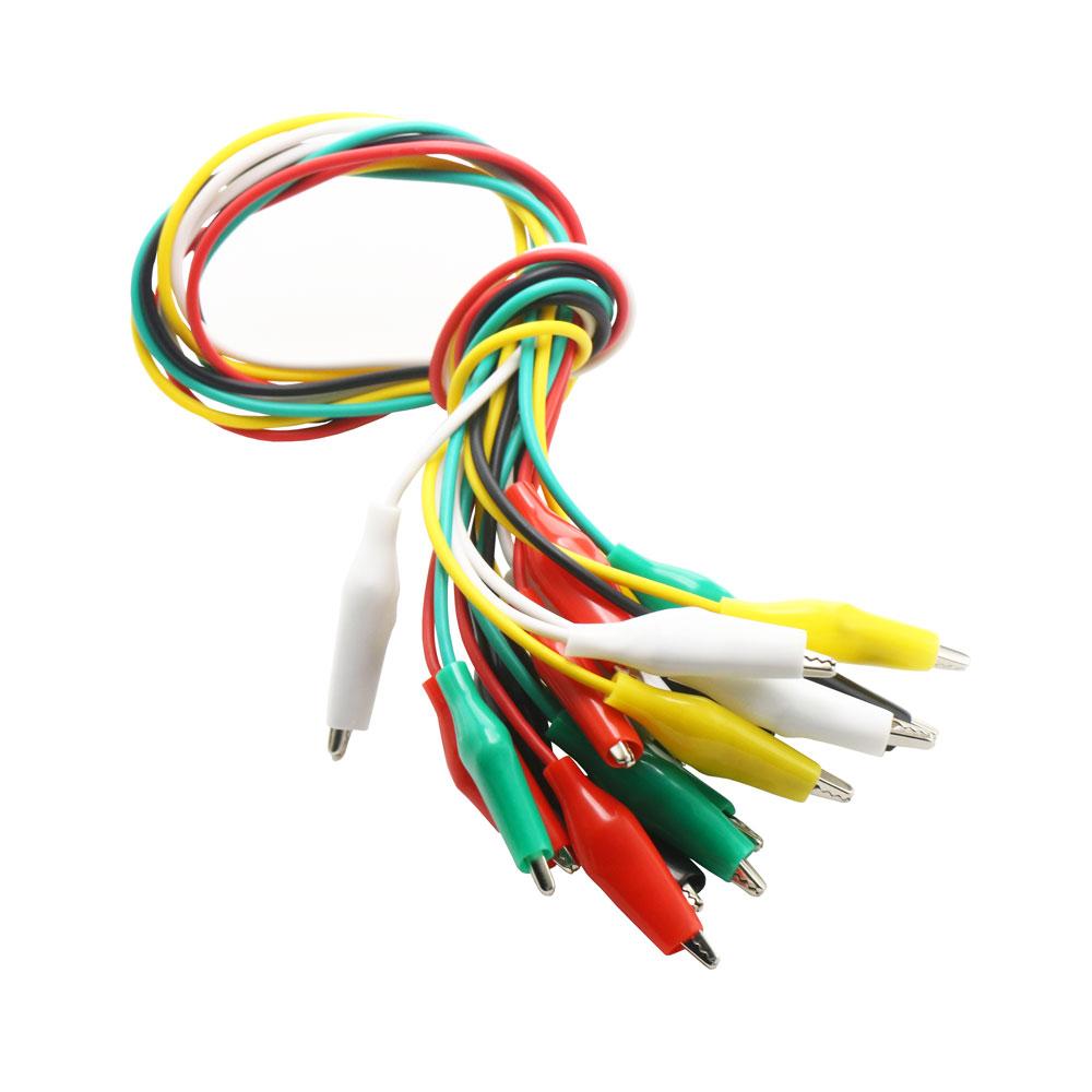 10 шт. 50 см зажимы номер 28/35/45 мм зажимы типа «крокодил» с проводами, соединительные провода с зажимами типа «крокодил» для электрических зажимов типа «крокодил»