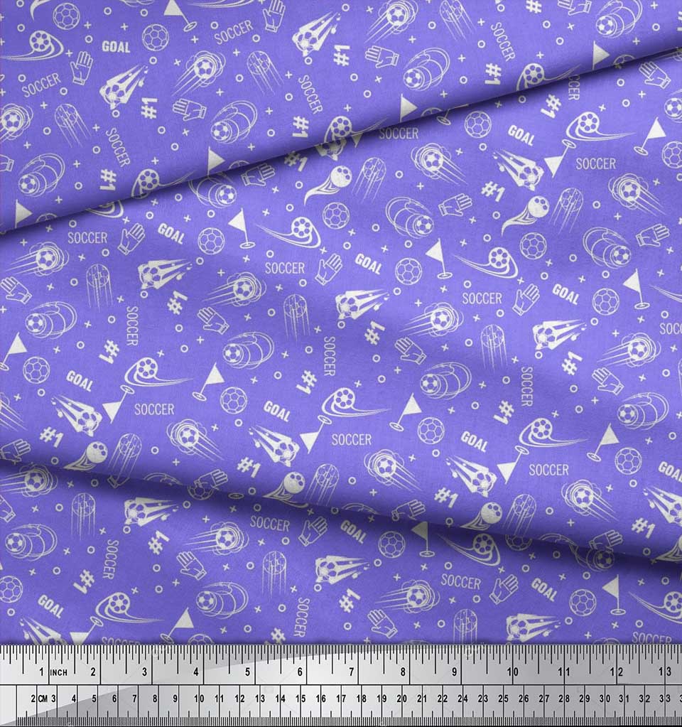 Soimoi Японский креп-сатин, геометрический знак, флаг и футбольная спортивная ткань с принтом по метрам, 42 дюйма