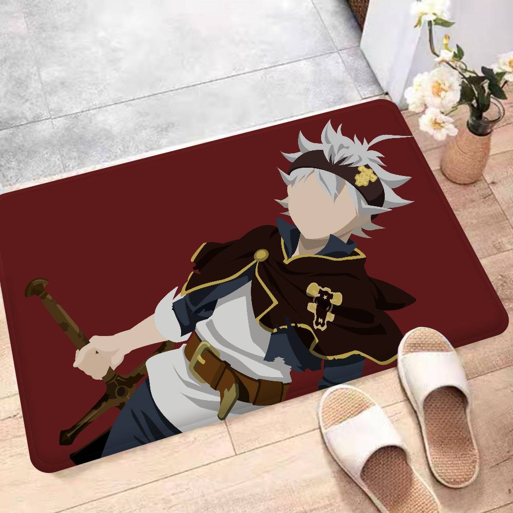 Anime Black Clover Kitchen Mat Kids Room Bedroom Decoration Balcony Anti-Slip Doormat Living Room Alfombra