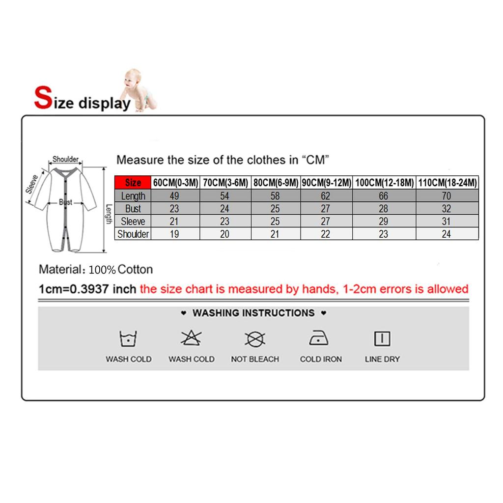 Комбинезоны для длинных младенцев на молнии спереди, месяцы для детского душа [MAMIMAKA] новорожденные, рукава, одежда, пижамы, осень/зима, с застежкой, подарок, 0-3