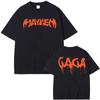 Певица Леди Гага The Mayhem Ball Tour 2025 Футболки Хип-хоп Винтаж Классическая Футболка Мужская Женская Горячая Распродажа Хлопковая Футболка Уличная Одежда