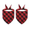 2PCS Pet Bandana for Cat Dogs Christmas Festival Party Props Dog Bandanas Scarf Triangle SalivaTowel Pet Holiday Collar