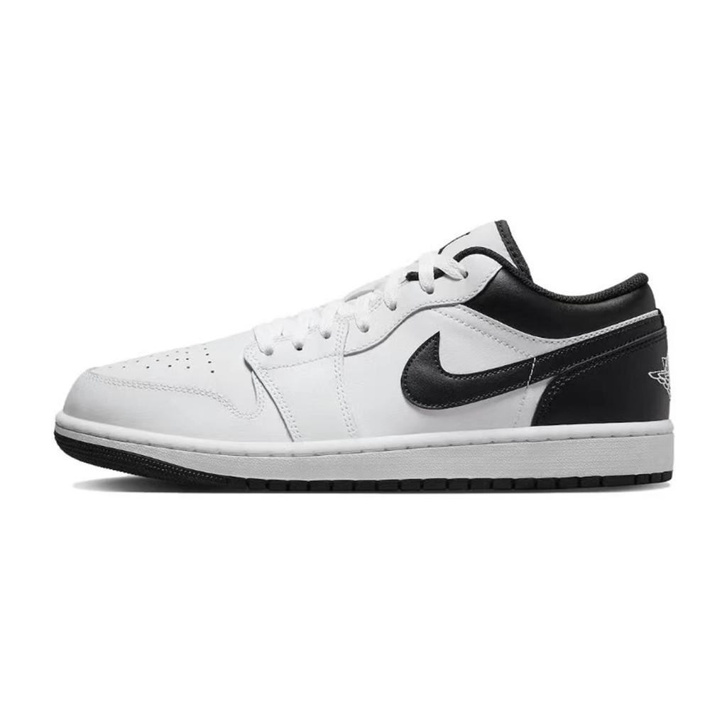 Jordan Air Jordan 1 Funi Скачущий с Funi Устойчивые к истиранию Низкие Винтажные Баскетбольные Кроссовки Унисекс Черно-белые 553558-132(Команда348-Фуни )