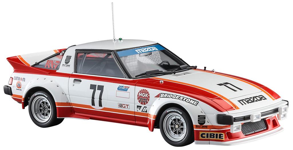 Hasegawa Mazda Savannah 1979 Daytona CAR Plastic Model 20587 1/24 RX-7 (SA22C) No.77