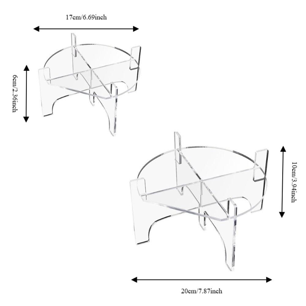 Detachable Countertop Support Holder Transparent Foods Organizer Stand Tavern