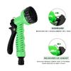 Tuyau d'arrosage extensible 15 m (50 ft) - 7 modes, anti-fuite, textile haute densité, vert
