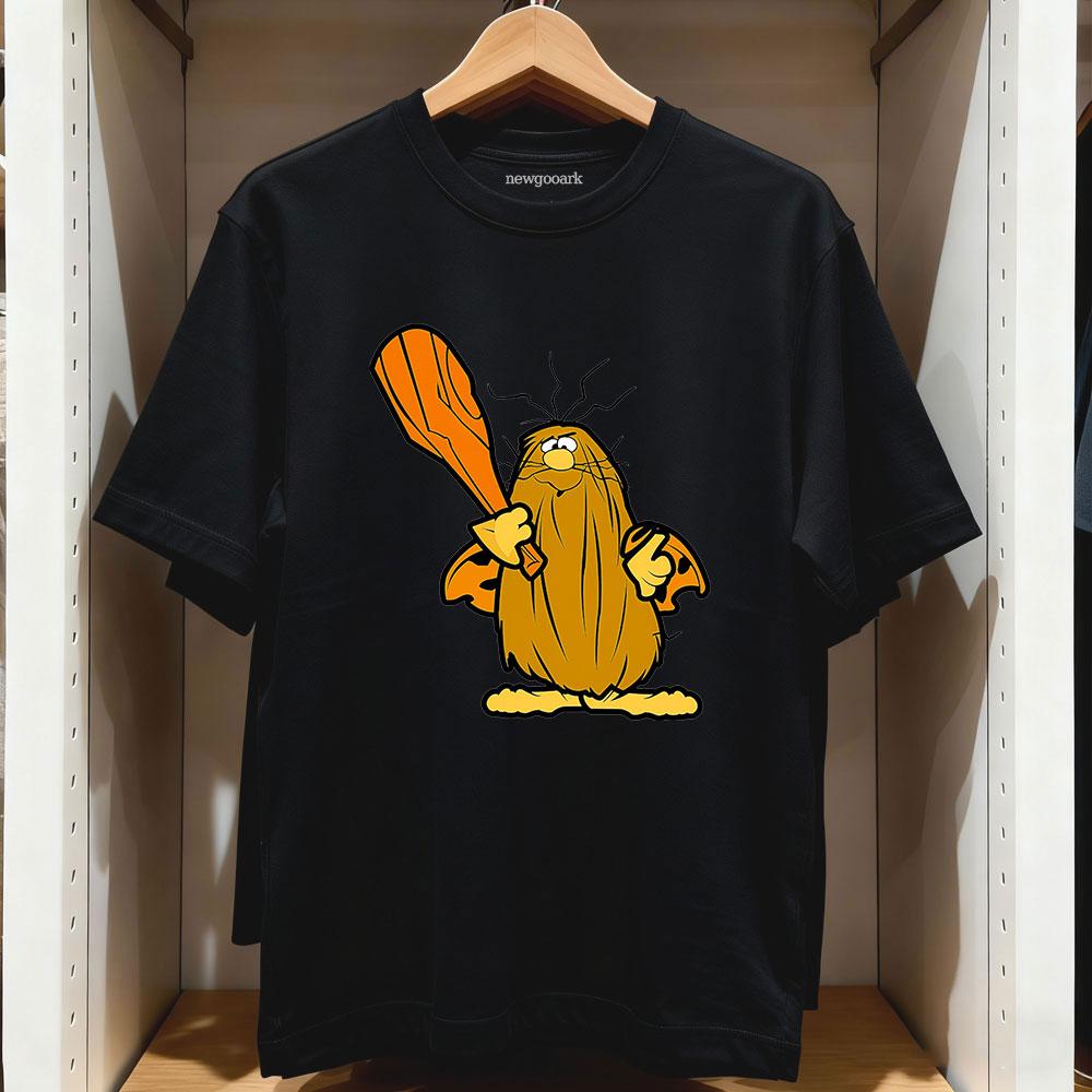 vintage cartoon Captain CaveUnisex TShirt Women Unisex Casual Cotton Printed T Shirts Creative Streetwear Camisetas Tops Tee