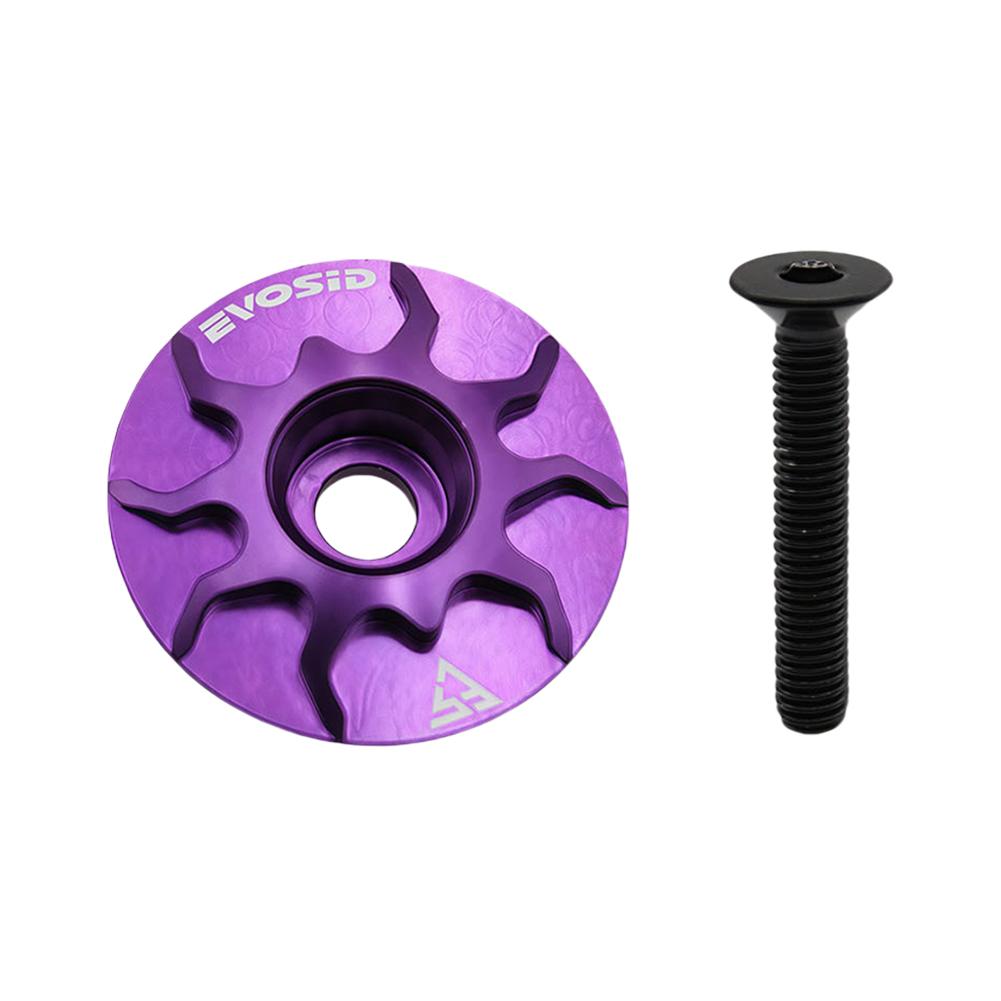 Bicycle Headset Cap MTB Road Bike Stem Headset Top Cap Cover with Screw Bicycle Stem Top Cap Bike Stem Cover