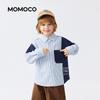 Полосатая рубашка с длинным рукавом для мальчиков MOMOCO