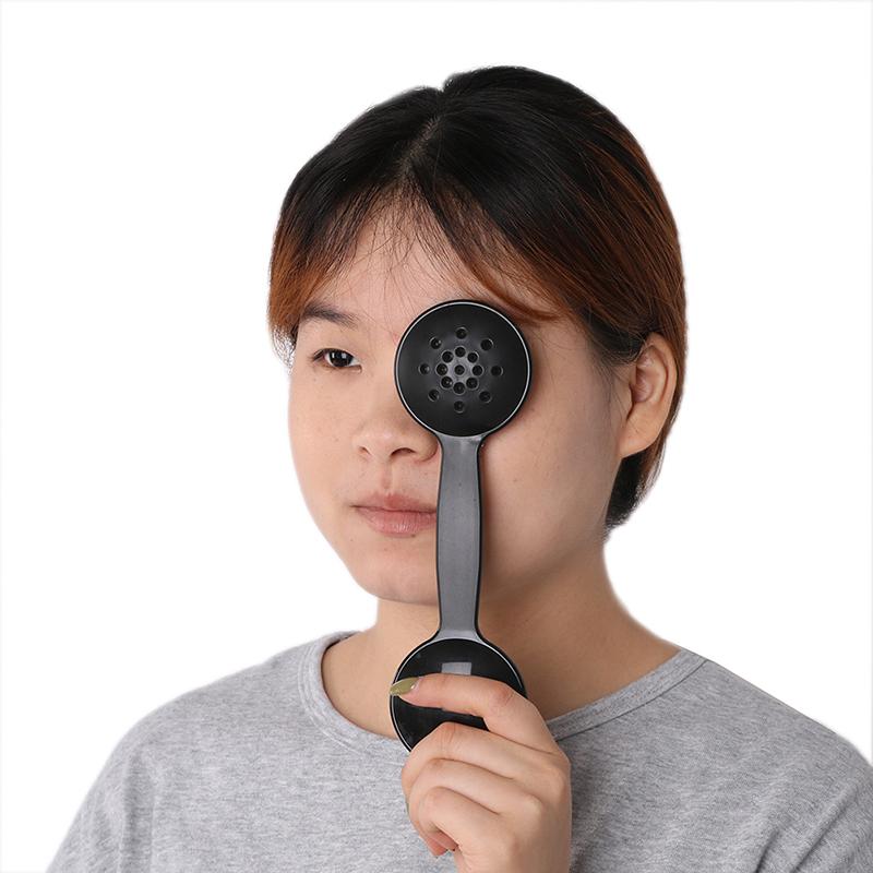 1 шт., пластина-блок для глазного окклюдера для проверки зрения, профессиональный прозрачный ручной инструмент для оптометрии с двойной головкой