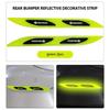 For Skoda Car Styling Trunk Bumper Warning Safety Sticker Reflective Strip Kamiq Karoq Octavia 2 3 Rapid Scala Kami Fabia VII  CX3
