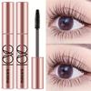 Ultra-Black Volumizing Mascara - Waterproof, Long-Lasting Formula for All Skin Types, Enhances Eyelash Length