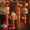 1 шт. Китайское лунное новогоднее украшение 2025 года, подвеска в виде змеи, для дома, новогодний весенний фестиваль, китайский узел, украшение для автомобиля