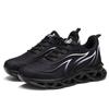 Men Flame Printed Sneakers  New Flying Weave Sports Running Shoes Outdoor Athletic Footwear  Deportivas