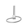 Heavy Duty Lynch Pin Fastener Stainless Steel Linch Pin with Ring for Farm Tractors Trailers Trucks Mower Durable